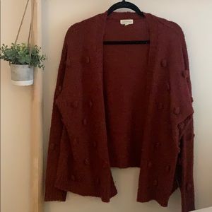 Red Polka Dot Cardigan